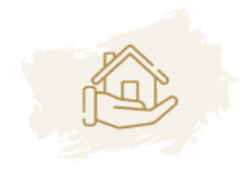 Icône service achat et vente immobilière - clé et maison